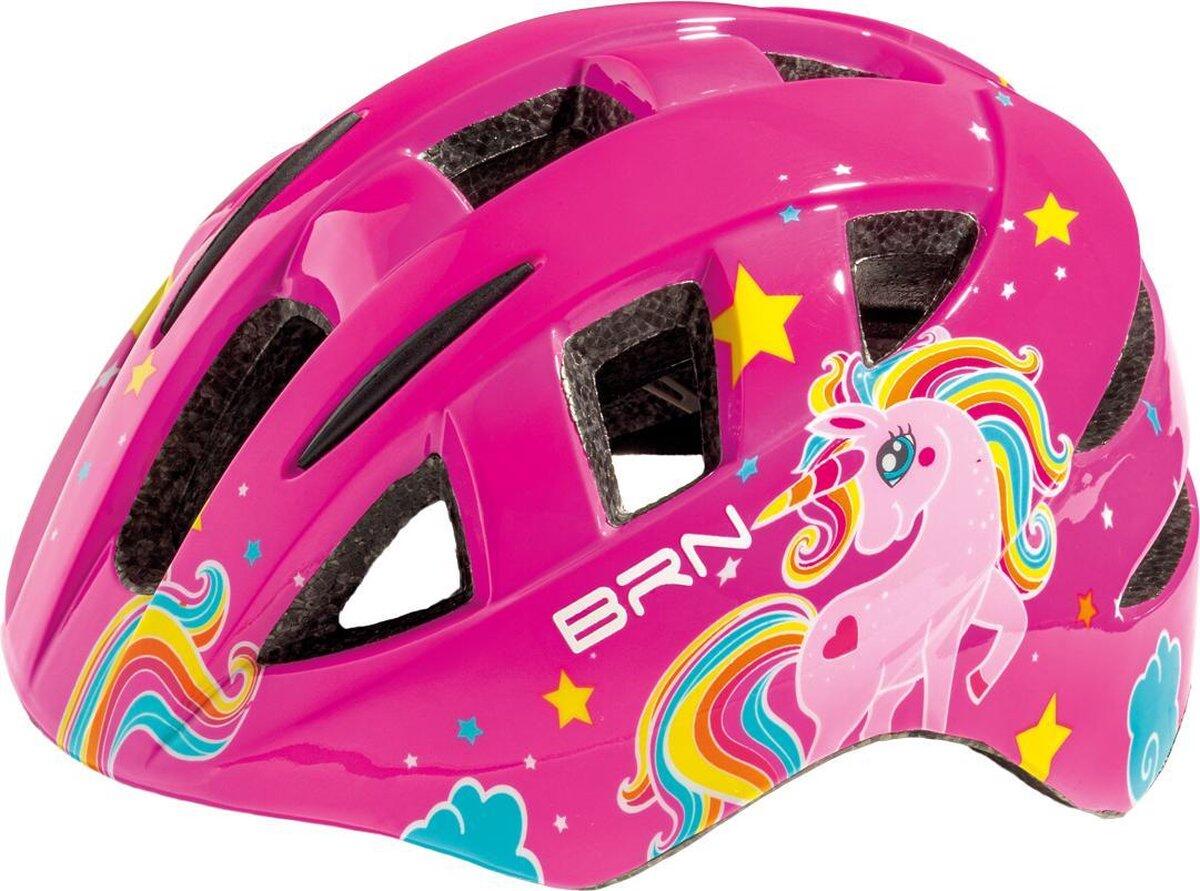 Casco da bici per bambini rosa BRN - Casco da bici per bambine 2/3