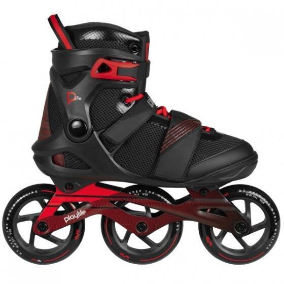 GT Black 110 inline-Skates Herren schwarz/rot Größe 43