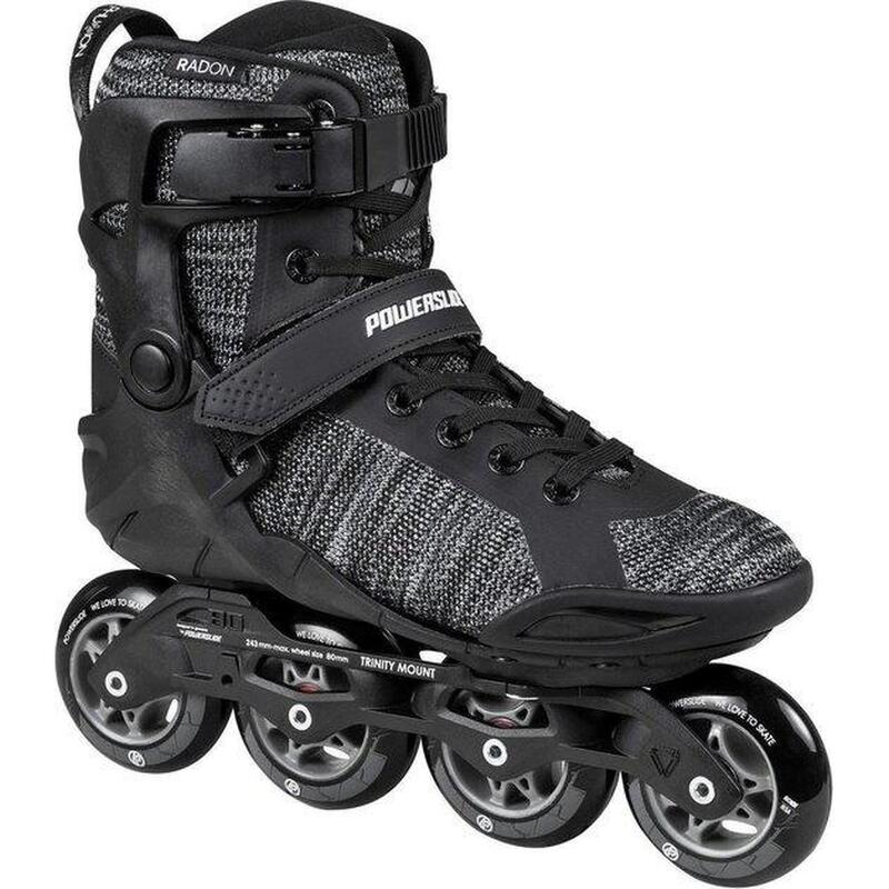 Powerslide Inline Skates Phuzion Radon Black White 80, pour hommes et femmes