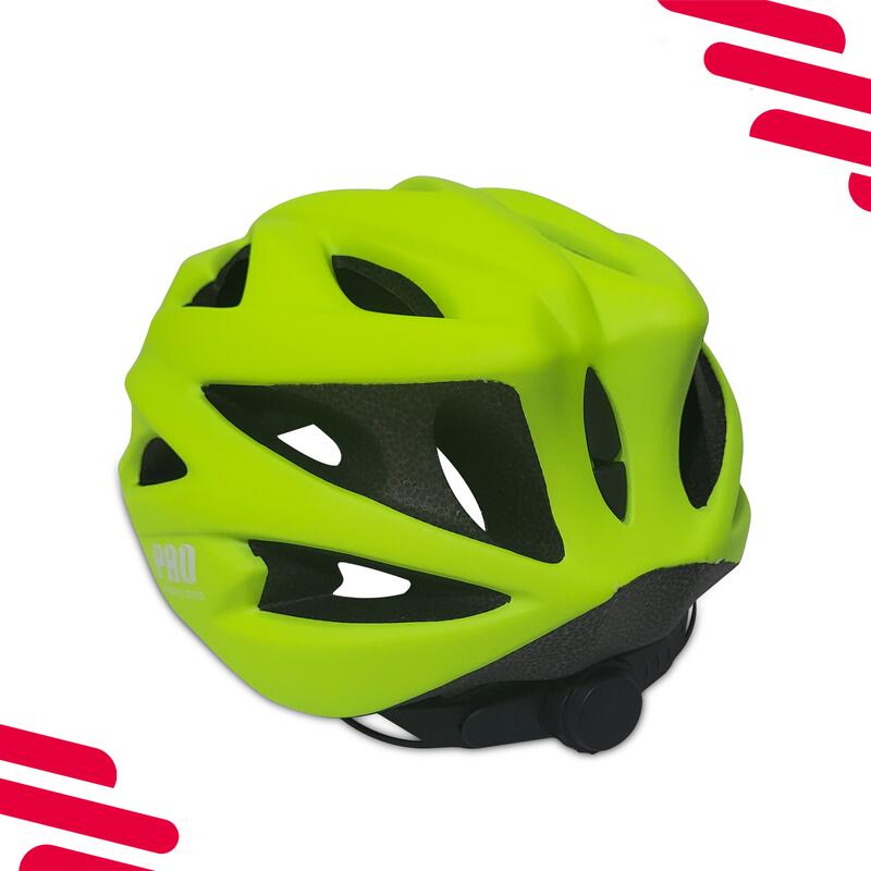 Fietshelm Heren/Dames Flashy Geel/Groen