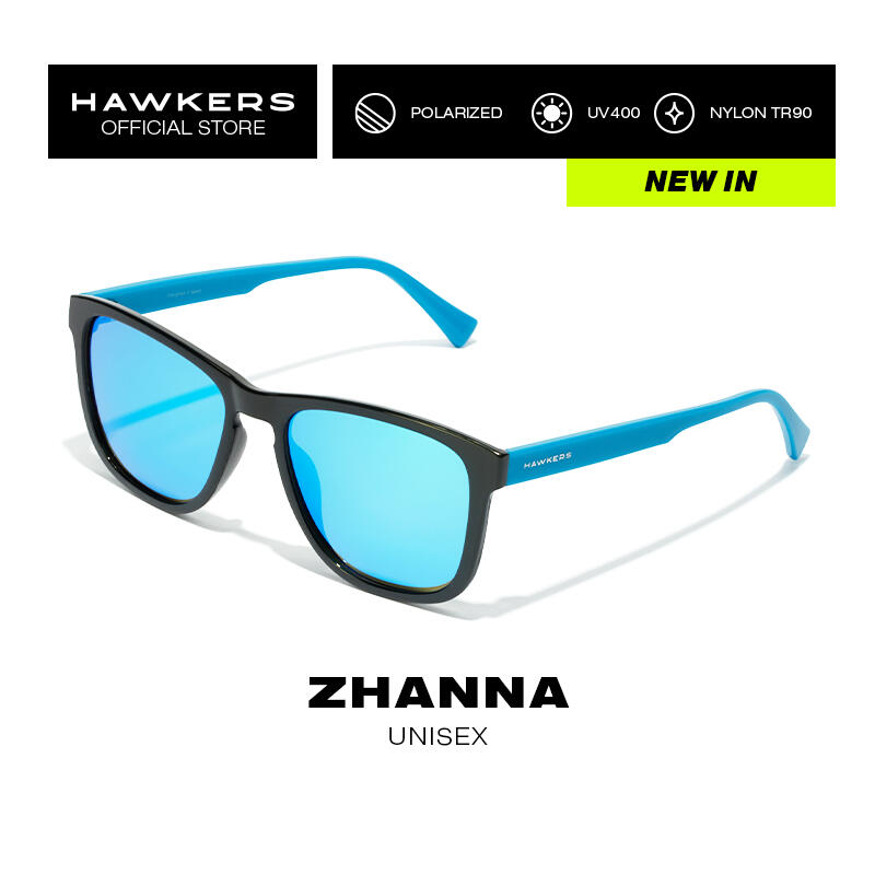 Óculos de sol para Homens e Mulheres BLACK CLEAR BLUE POLARIZED - ZHANNA