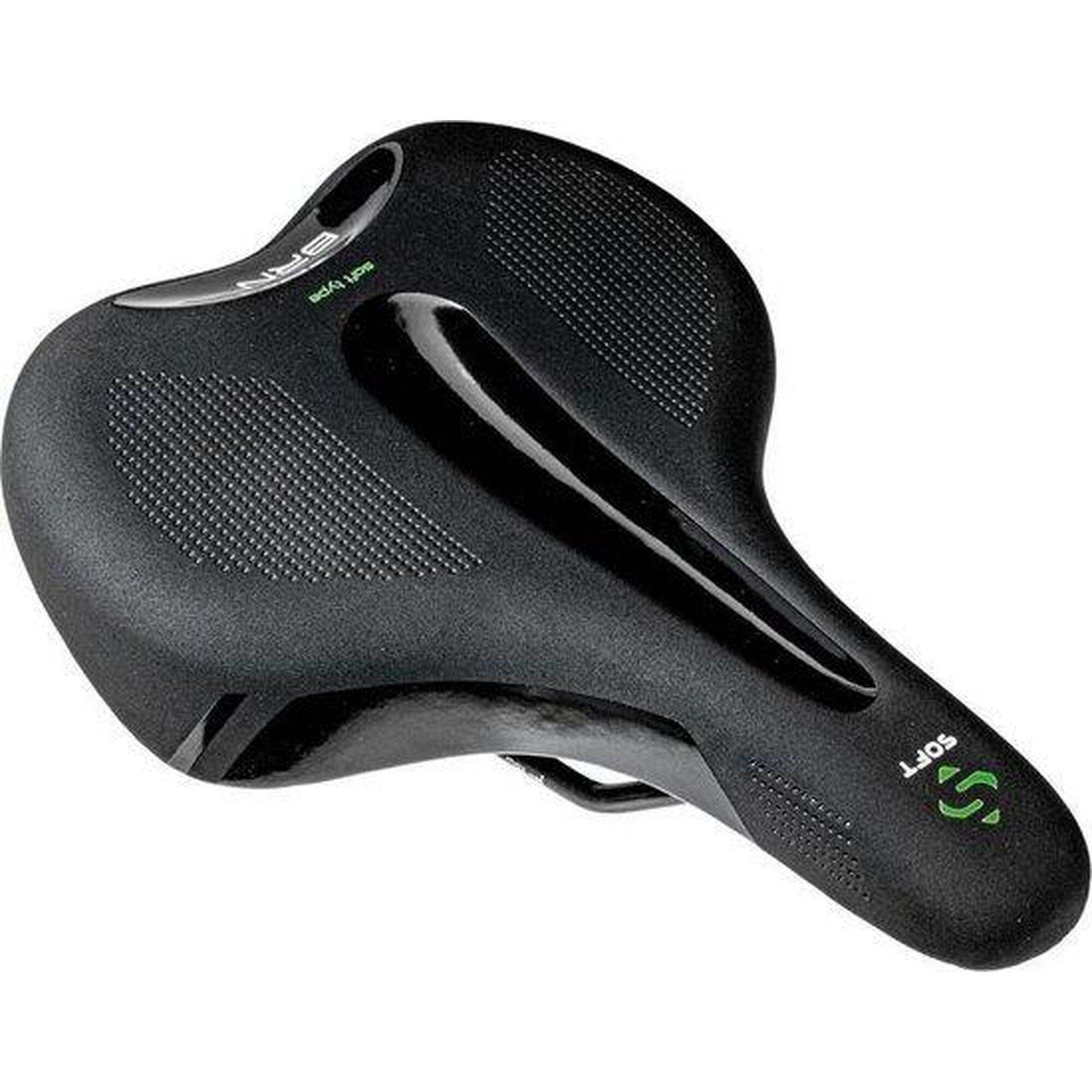 BRN Selle de vélo Selle souple pour femme Siège confortable et ergonomique