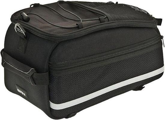 Borsa da bici posteriore Borsa da portapacchi Borsa da baule - Nera