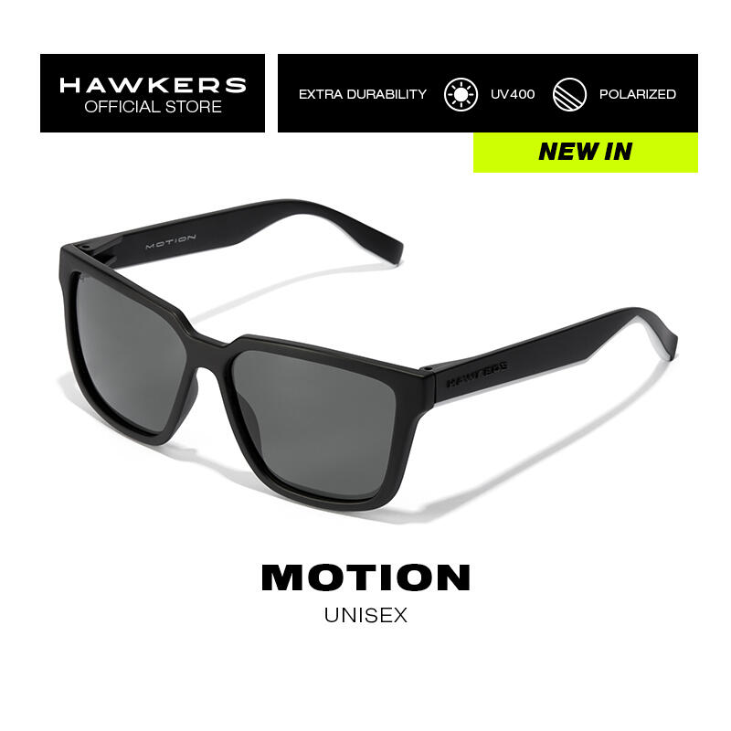 HAWKERS Zonnebrillen voor Mannen en Vrouwen POLARIZED MOTION Black