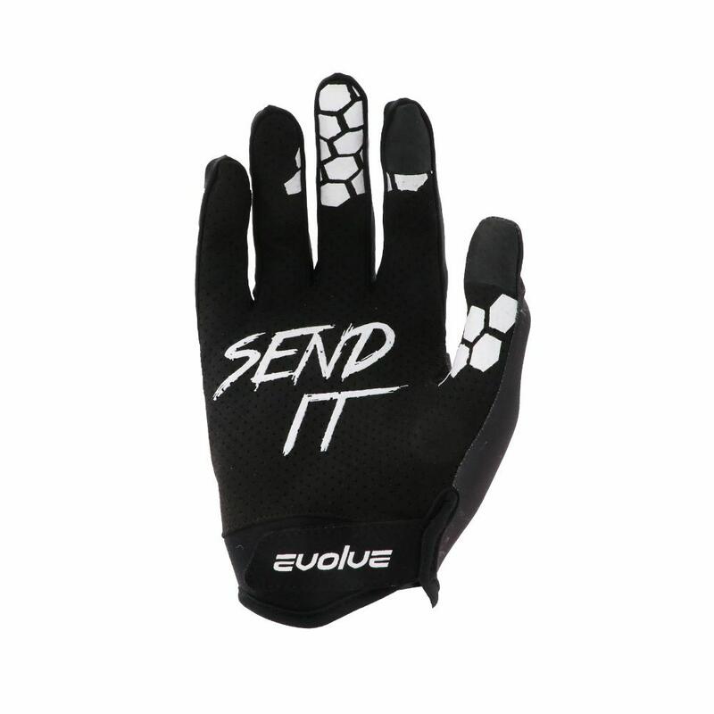 Gants Evolve Splatter Adulte Neo Mint/Noir