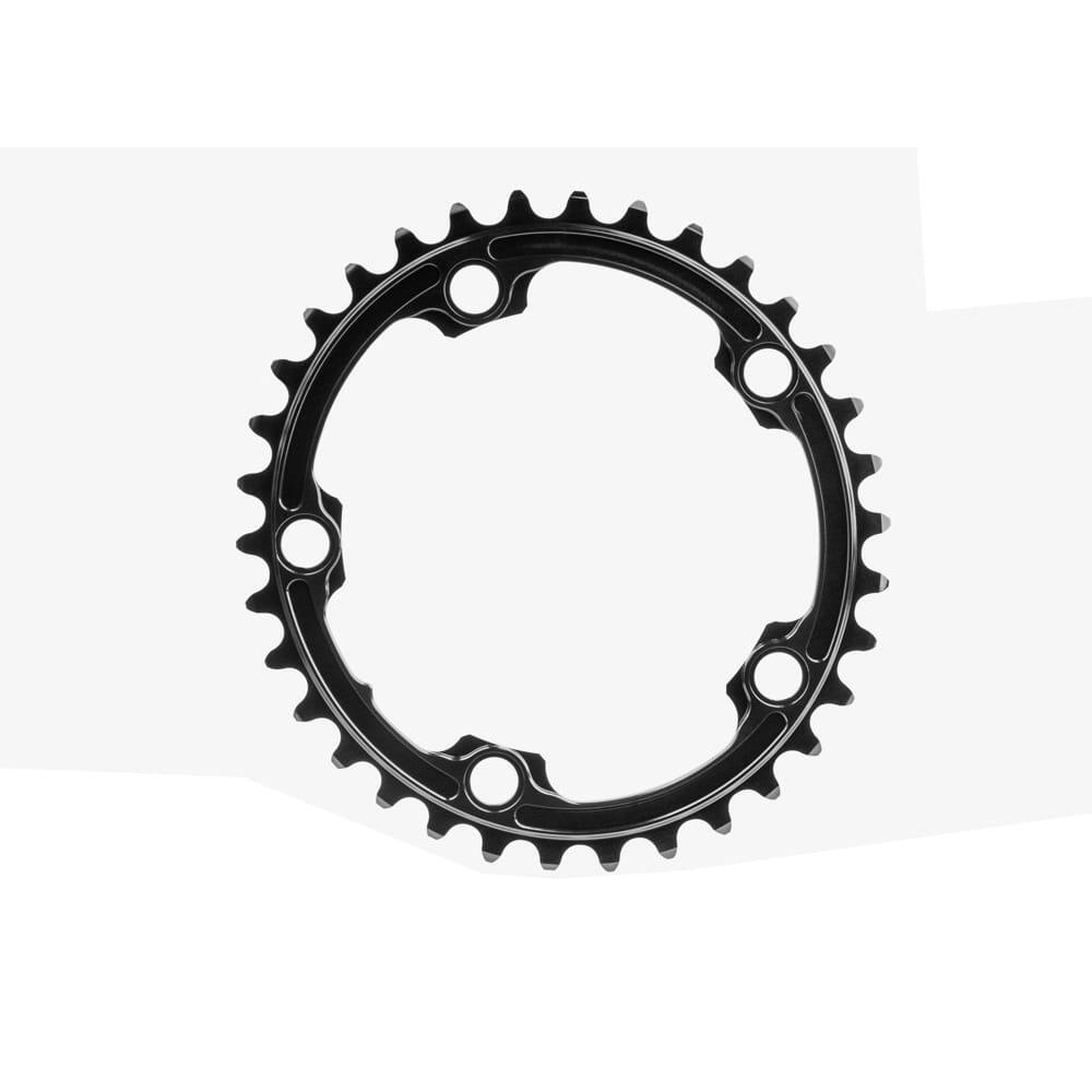 Plateau Shimano Road - Ovale - 110 BCD 5 trous - noir 2/3