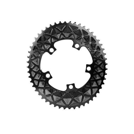 Shimano Road Kettenblatt - Oval - 110 BCD 5-loch - schwarz