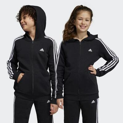 Essentials 3-stripes fleece ritshoodie