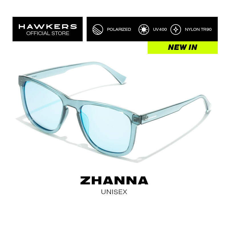 HAWKERS - Lunettes de soleil pour homme et femme BLUE CHROME POLARIZED - ZHANNA