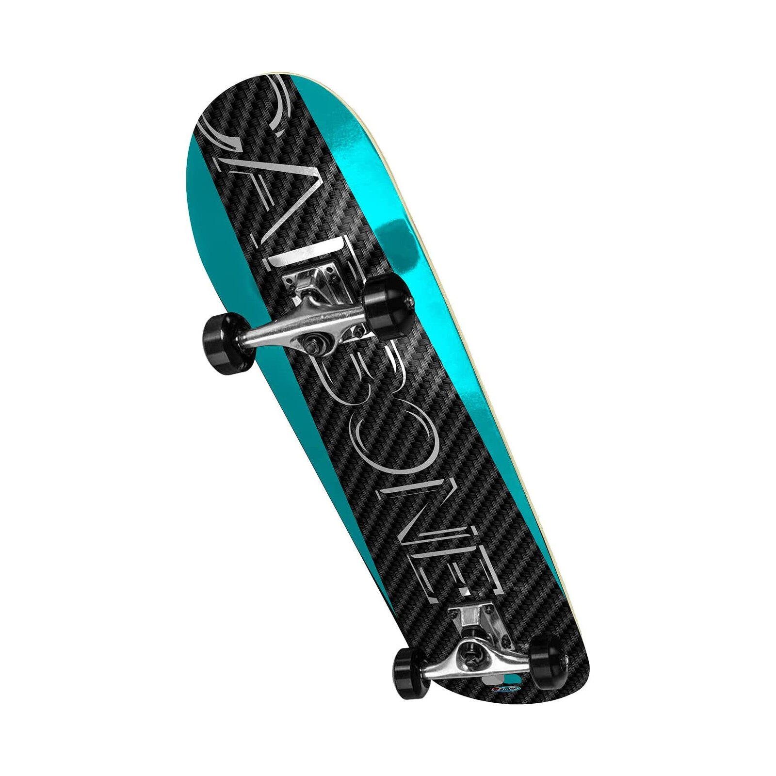 Skateboard 31x8 pollici Skids Control nero 3/5