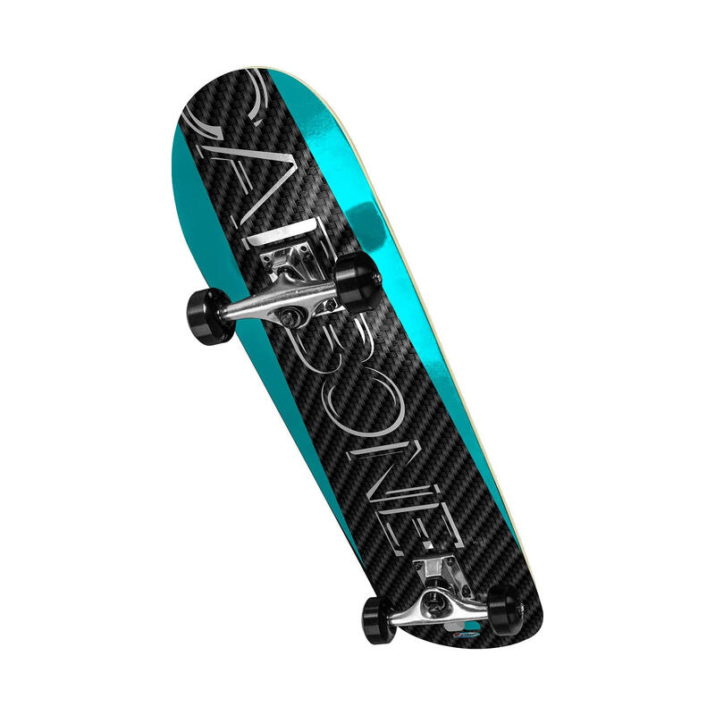 Skateboard -Skids kontrollieren Kohlenhschemung Schwarz/Blau/Weiß