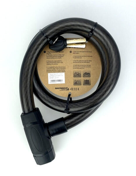Zamek rowerowy pleciony Velotech 2,5x100 cm