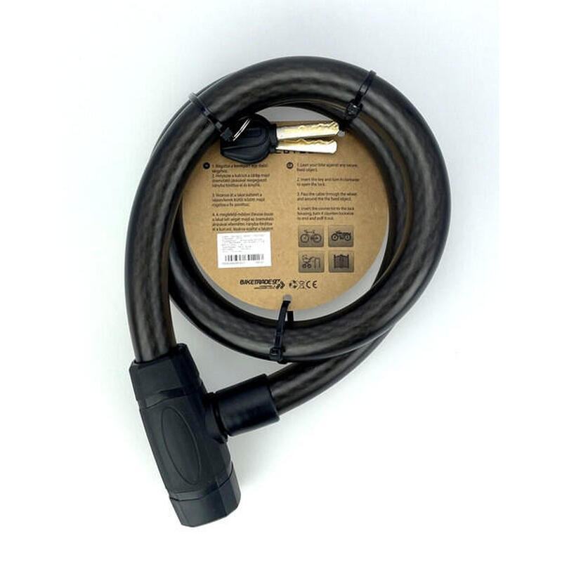 Zamek rowerowy pleciony Velotech 2,5x100 cm