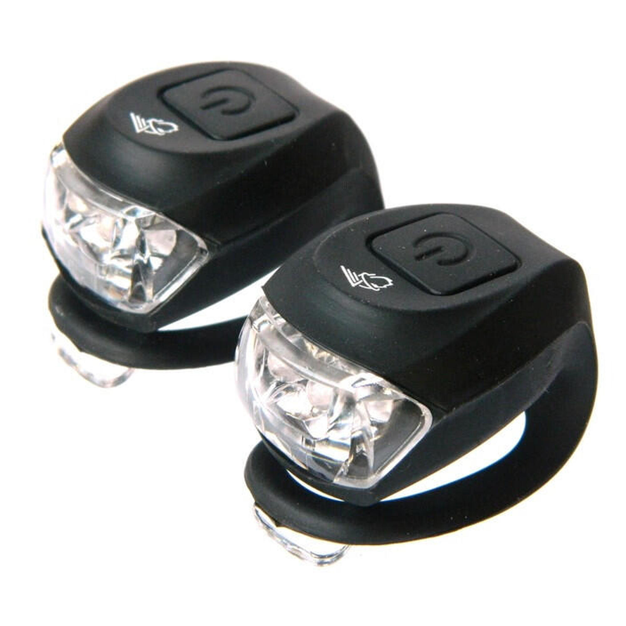 Lampa Velotech 2LED migająca czarna