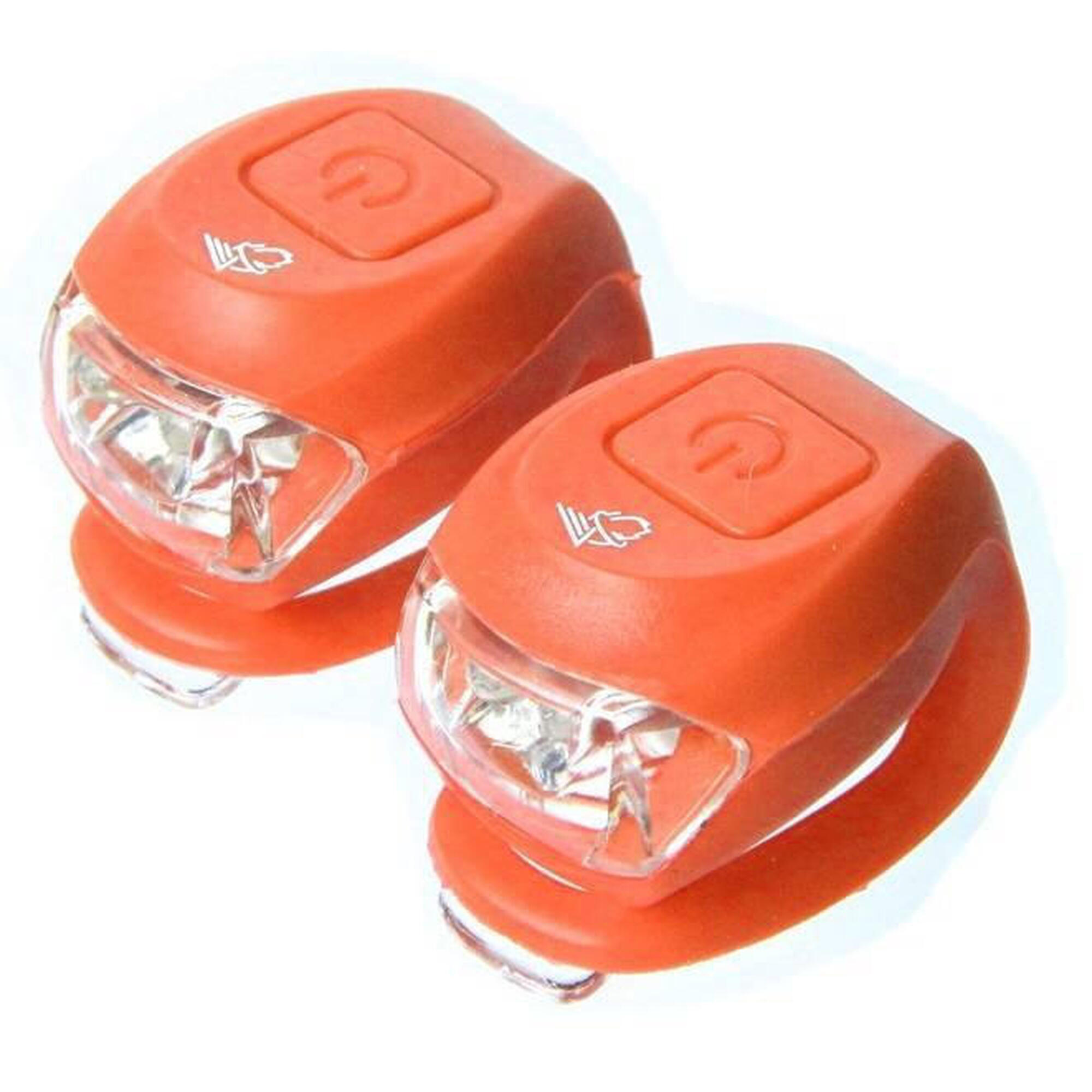 Lampka Velotech 2LED migająca czerwona