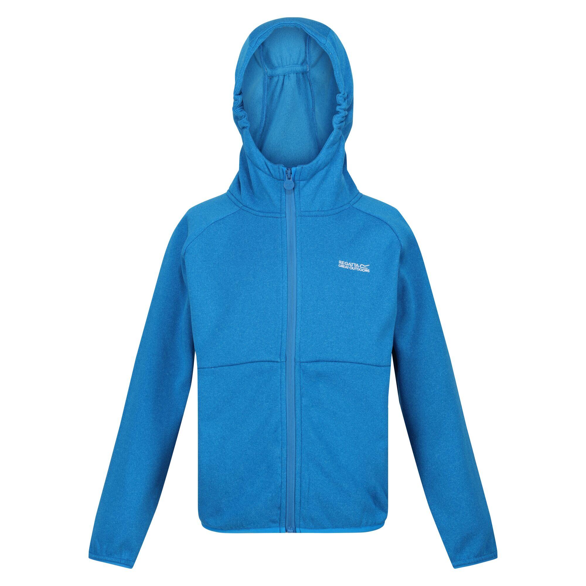 Childrens/Kids Maxwell II Lightweight Fleece Jacket (Indigo Blue) 1/5