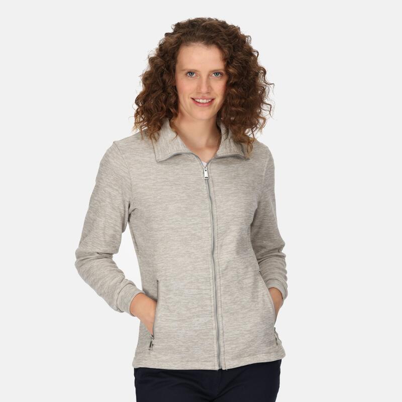 Regatta Full Zip Fleece Elzie Veste Polaire zippée pour Femme, Bleu, 42