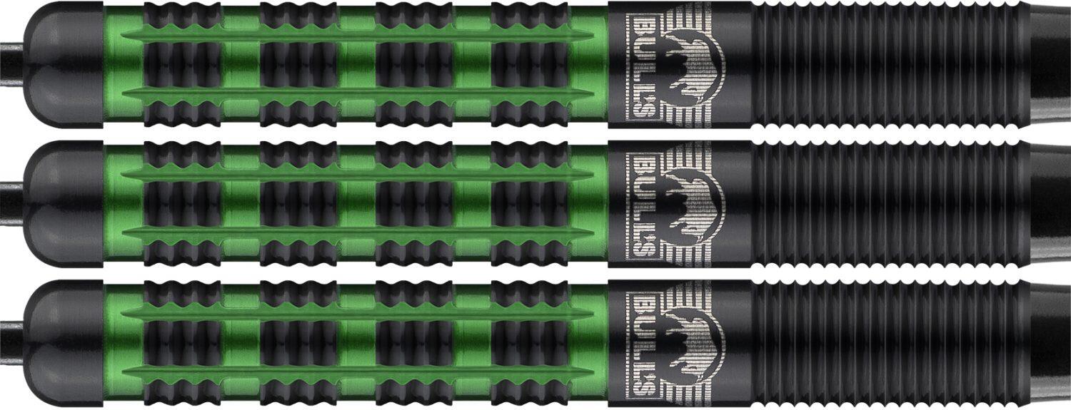 Fléchettes Bull's Smoke Green 90% 2/4