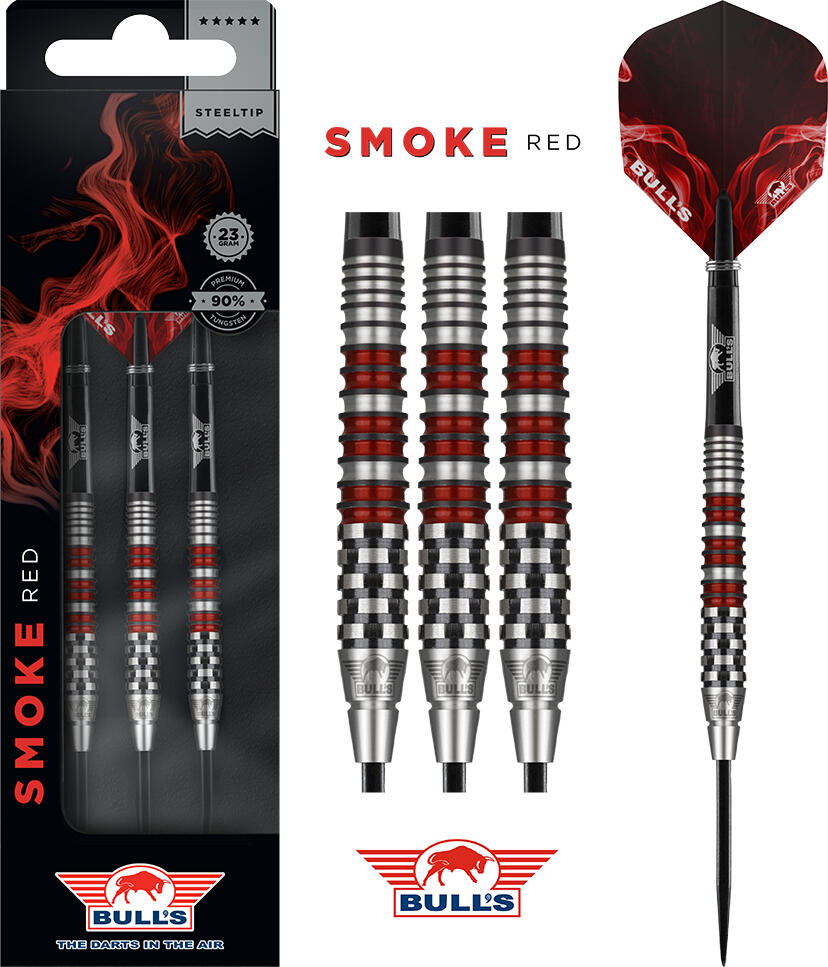 Fléchettes Bull's Smoke 90% Red A 1/4