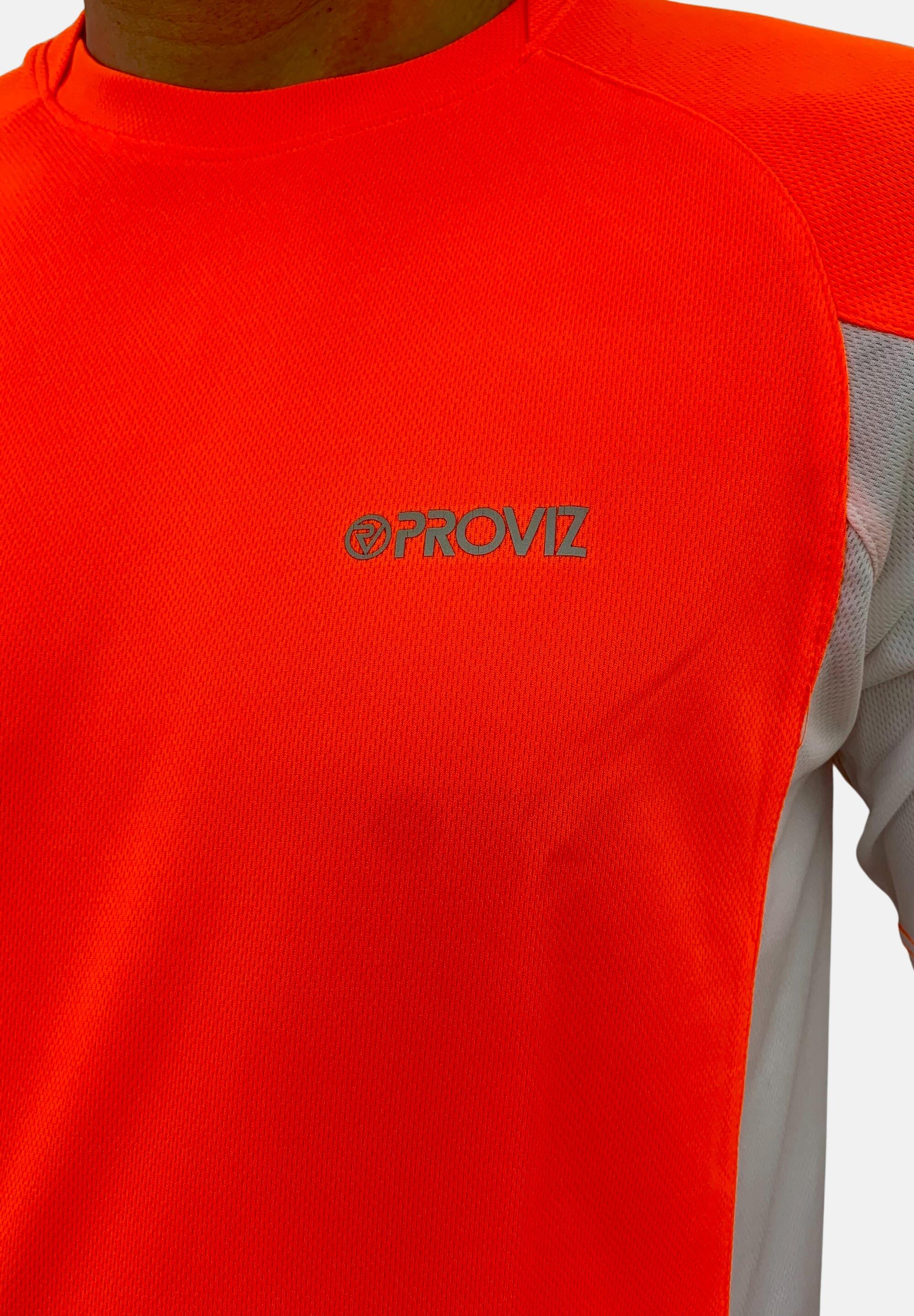 Proviz Classic Mens Sports T-Shirt Short Sleeve Reflective Activewear Top 5/7