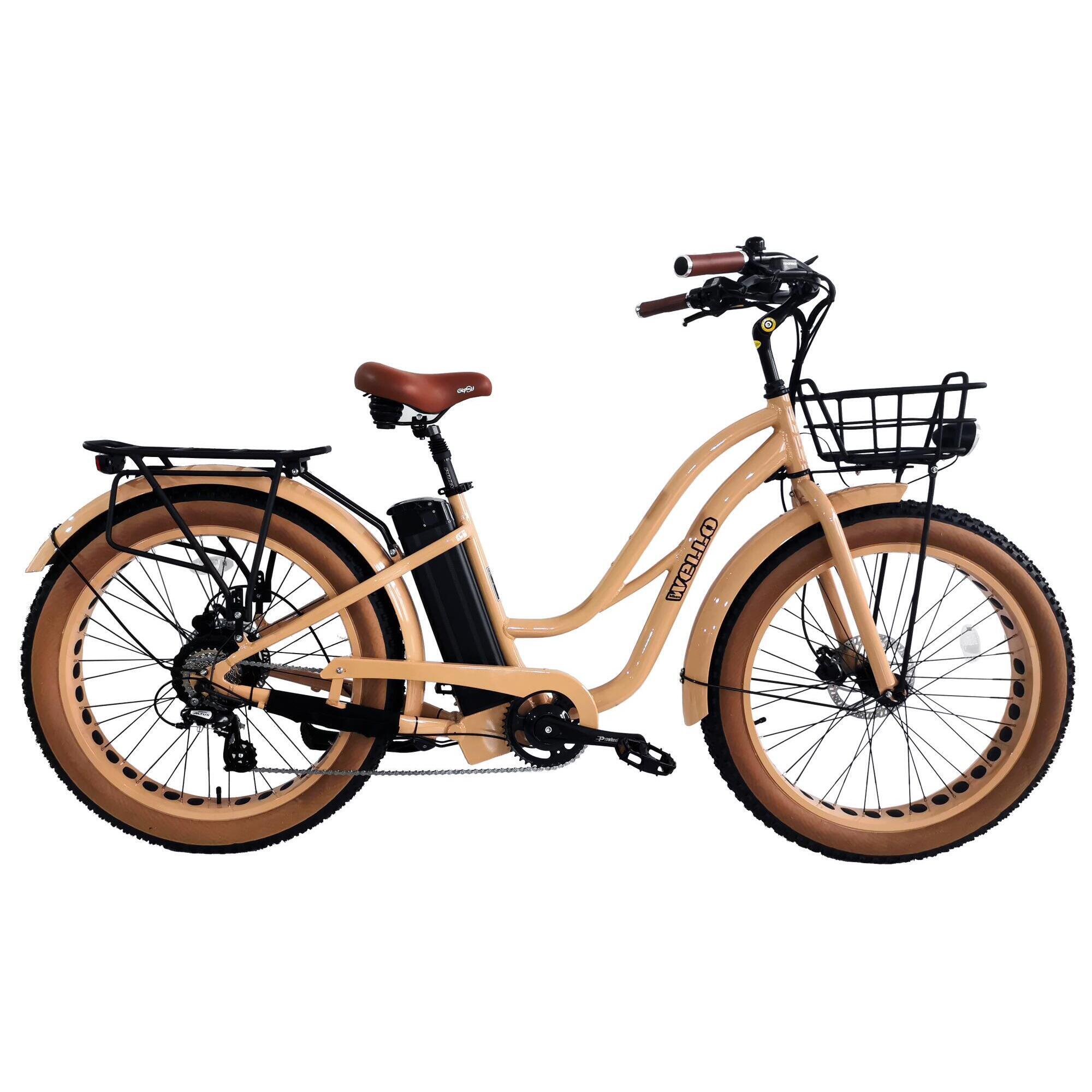 Velo electrique Fat Bike mixte Femme 26
