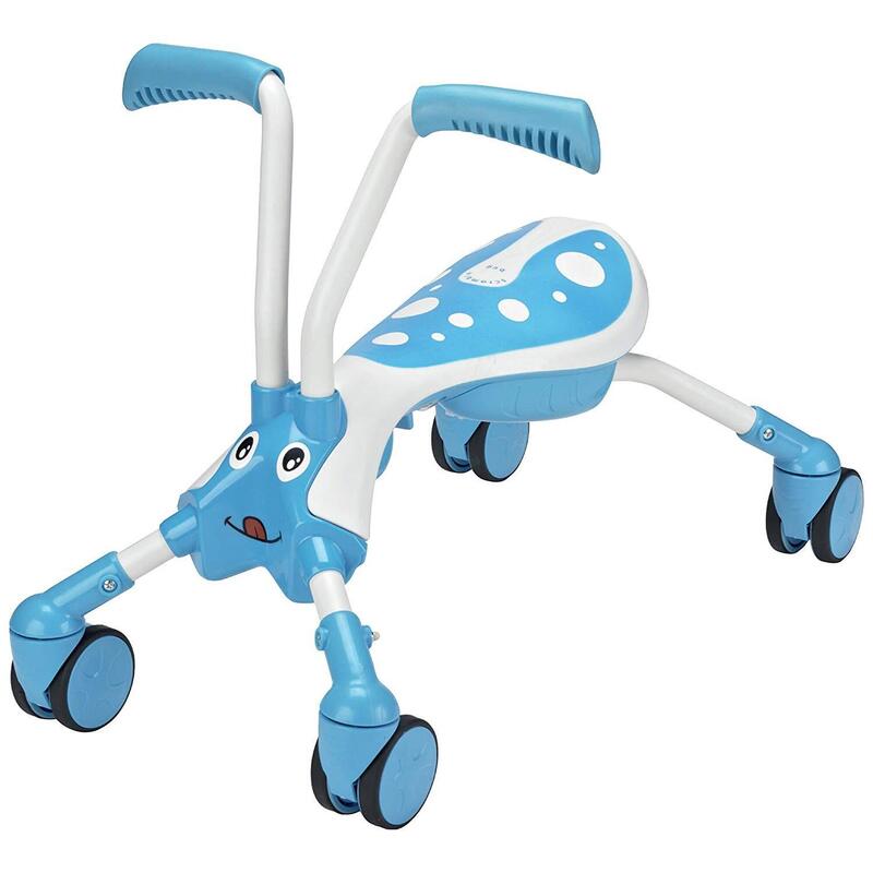 ScrambleBug Tide Loopfiets met 4 Wielen Junior Bleu/Blanc