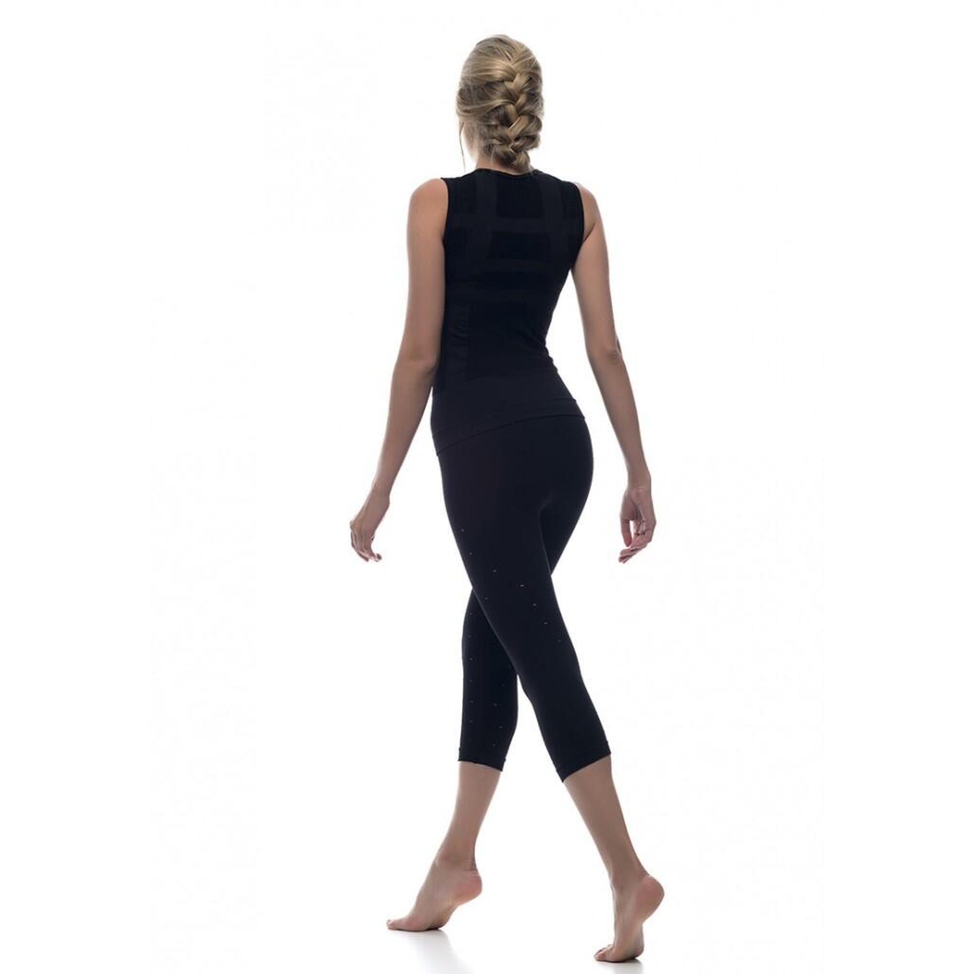 Set Legging + T-Shirt Donna Fitness Modellanti senza cuciture, 2/3