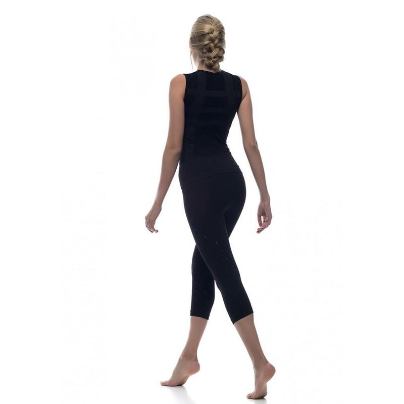 Legging et T-shirt Femme sans coutures Fibre Emana Taille haute,Namasté