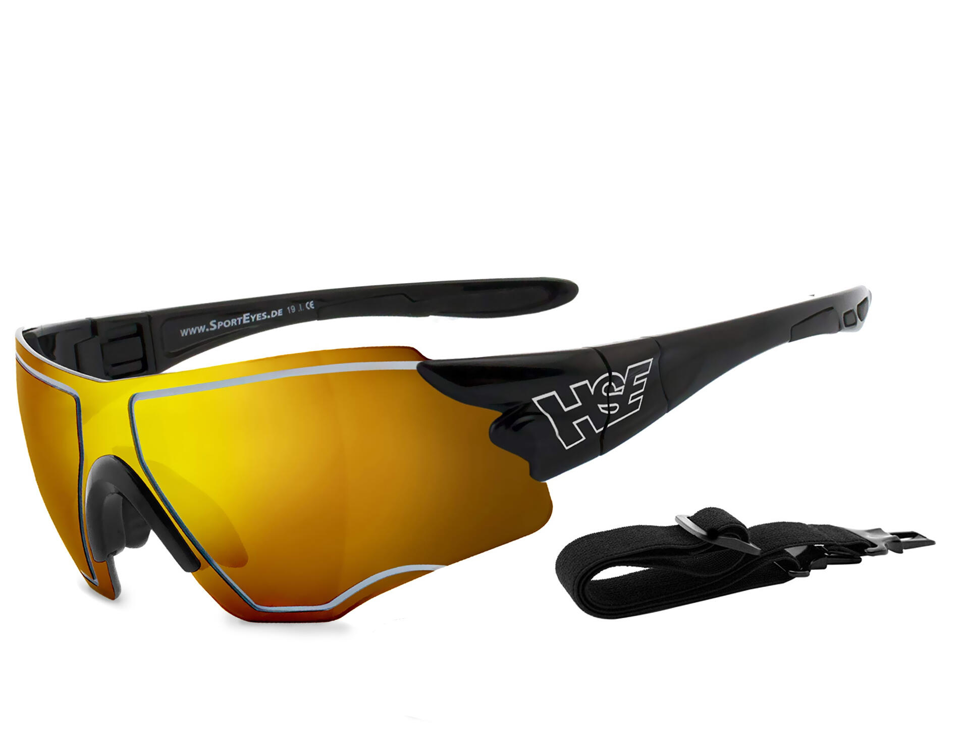 Sportbrille | SPEEDWULF | Laser gold | Steinschlagbeständig | beschlagfrei 4/6