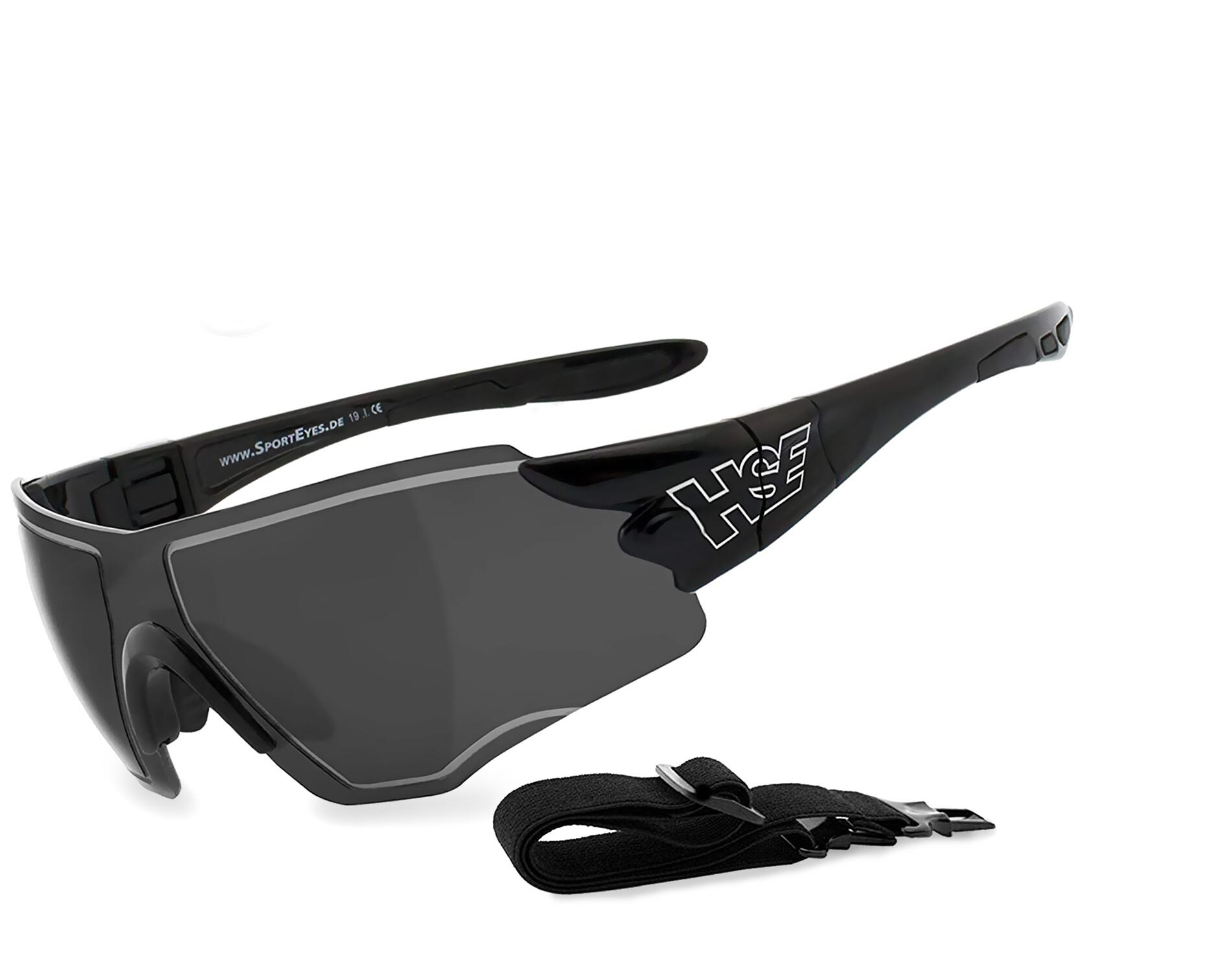 Sportbrille | SPEEDWULF | smoke | Steinschlagbeständig | beschlagfrei 4/6