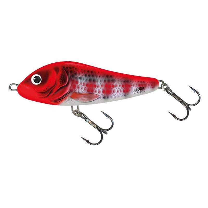 Poisson Nageur Salmo Rattlin Slider 11cm (HRH - Holographic Red Head)