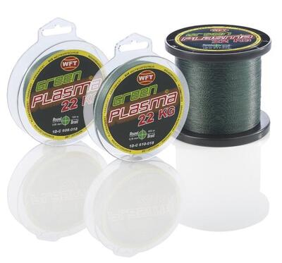 Wft plasma green 100m 0,10 mm 12kg - witvis gevlochten lijn