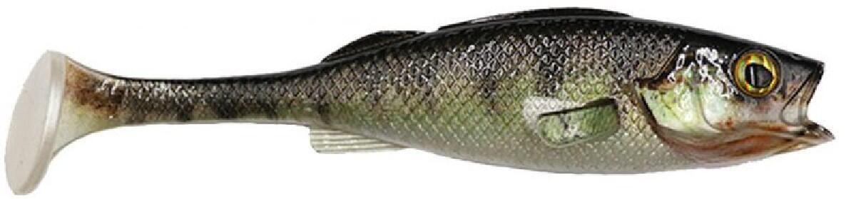 LMAB KØFI Perch Shad 23 cm 1st. Zander Skin - Roofvis Softbaits 2/2