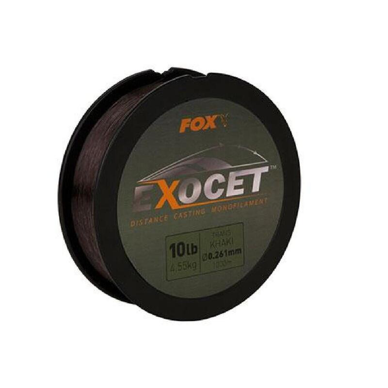 Fox Exocet Mono Trans Khaki 1000m 0.370mm 20lbs 9.09kg