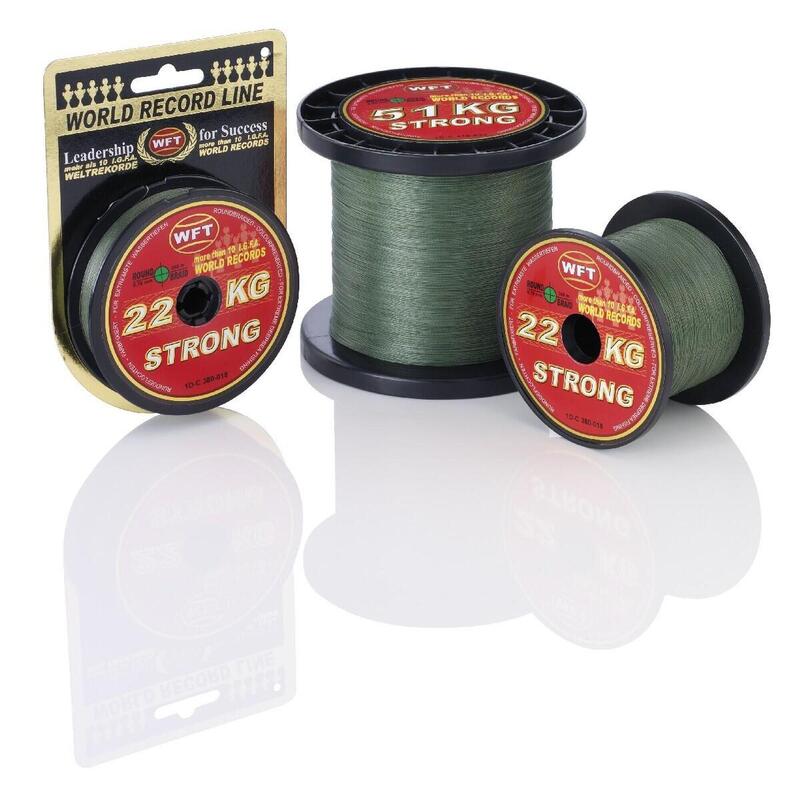 WFT KG Strong Braid green 250m 0.39 mm 67KG