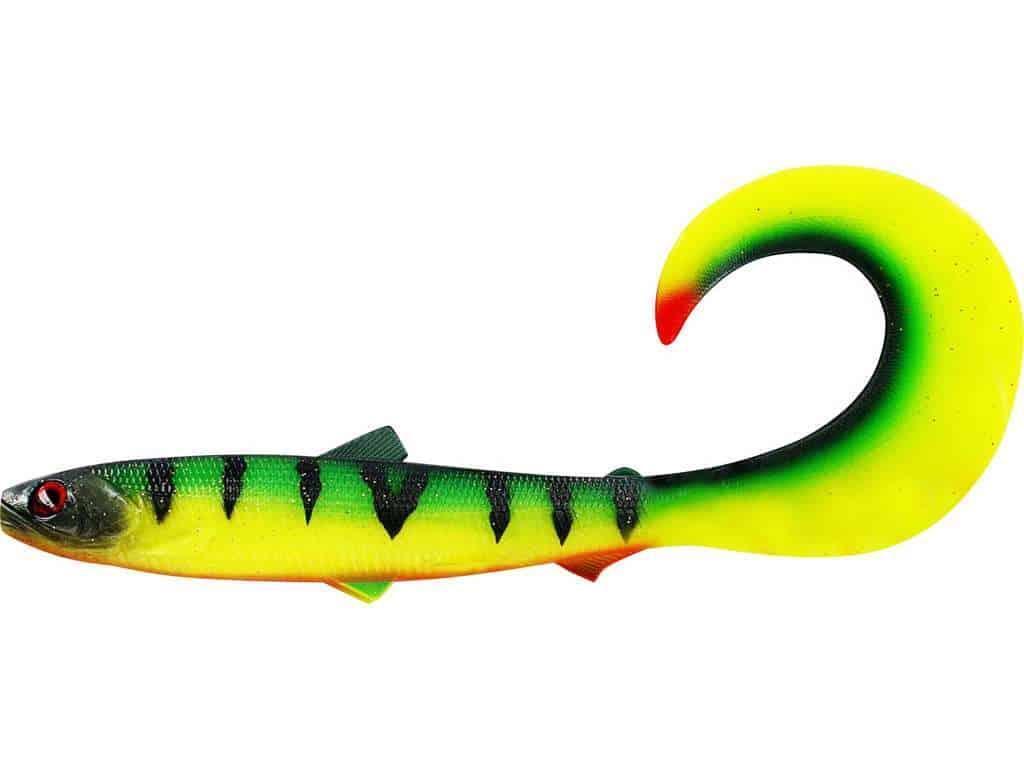 Westin BullTeez Curltail 27cm Tiger Perch - Roofvis Softbaits 2/2