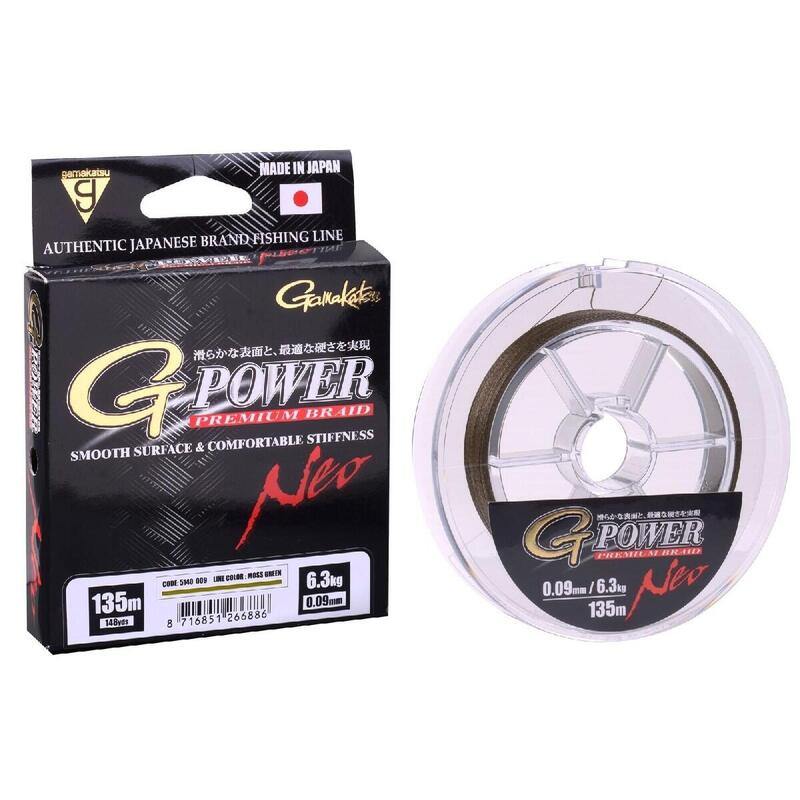 Gamakatsu G-Power Premium Braid 135m 0.13 mm 8.4kg