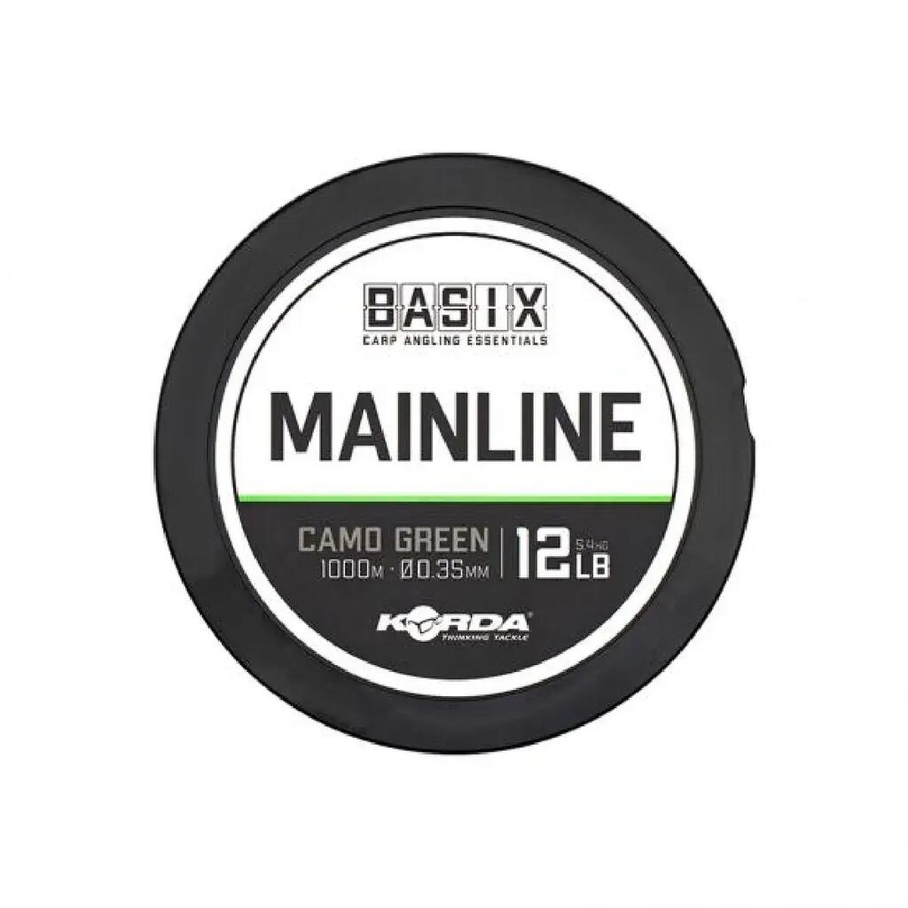 Единична монофиламентна въдица Korda Basix Mainline 0,40 мм/15 lb/1000 м