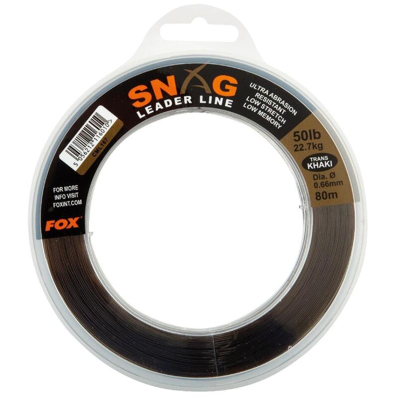 Fox Snag Leader Trans Khaki 0.57 mm  40 lbs x 100 m