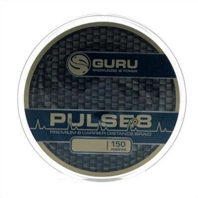 Guru pulse 8 braid 150m 0.12 mm 24lb 10.8kg - guru lijn