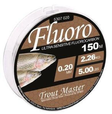 Spro troutmaster fluorocarbon mainline 150m 0.20 mm - spro lijn