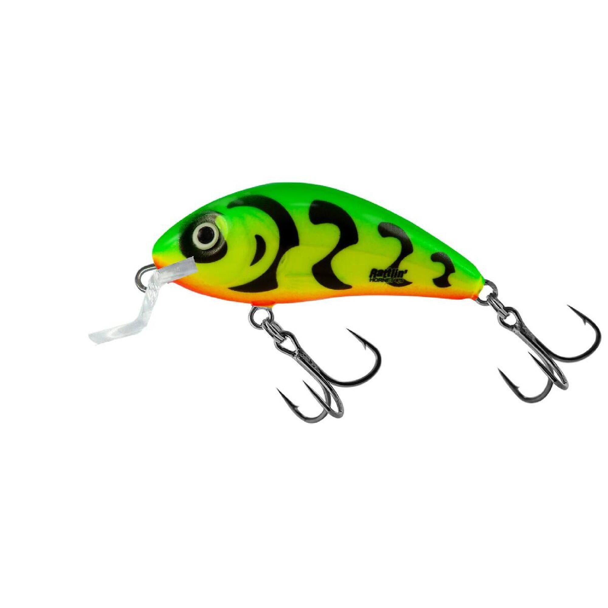 SALMO Salmo Rattlin Hornet 4,5 cm Shallow Runner Green Tiger - Roofvis Pluggen