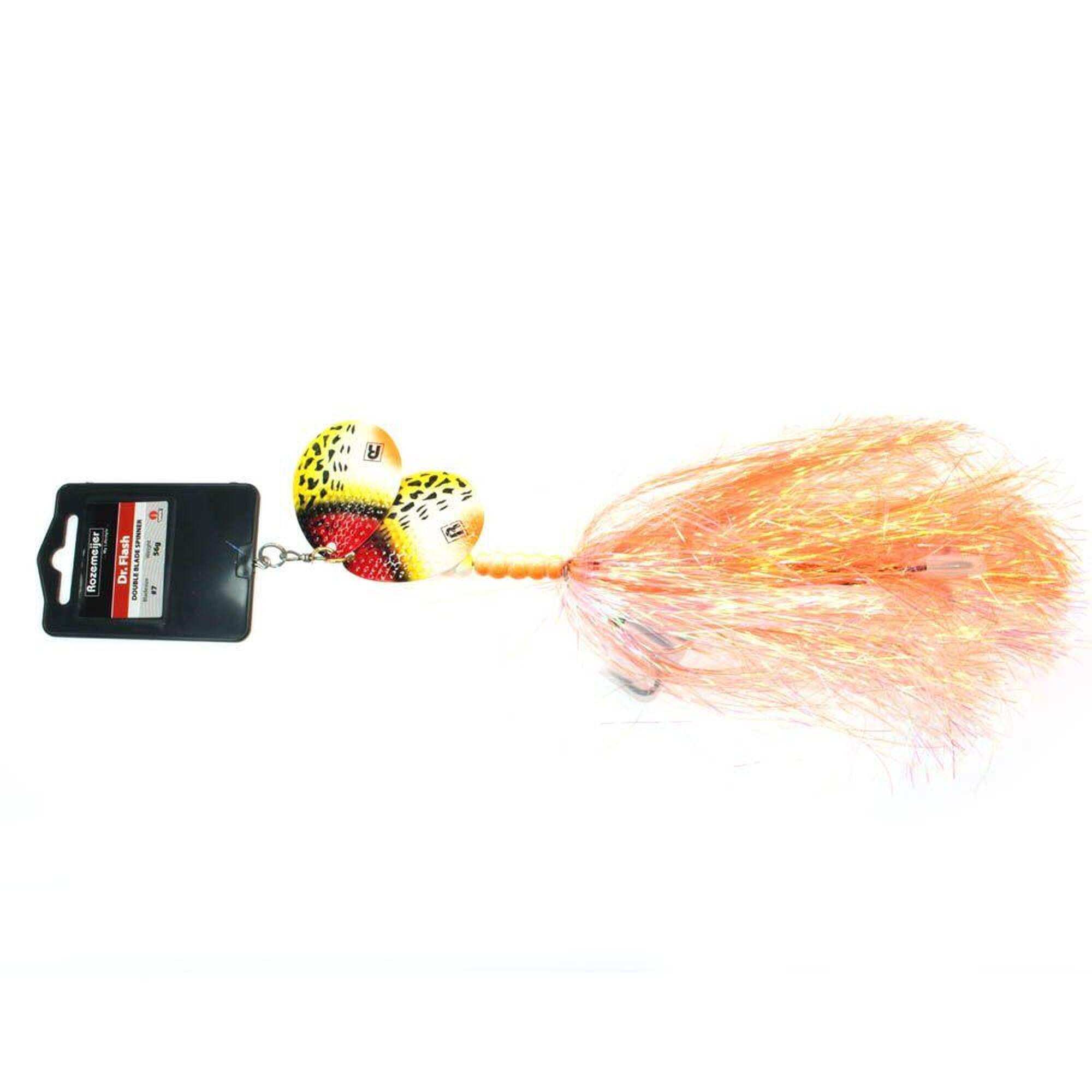 ROZEMEIJER Rozemeijer Dr. Flash 56Gr Size 7 Spinner Speckled Red Head