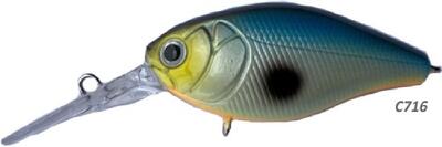 Strike pro cranky x deep 5cm 8.7gr spotted blue c716 - roofvis pluggen