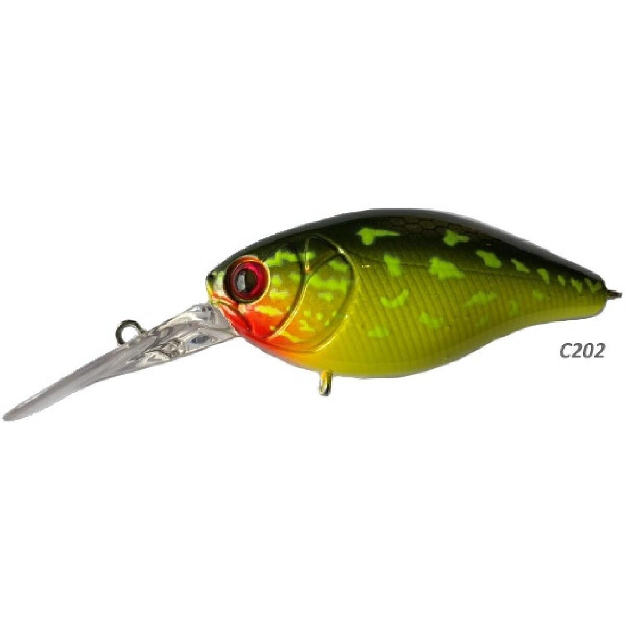 Strike Pro Cranky X Deep 5cm 8,7Gr Hot Pike C202 - Roofvis Pluggen 1/2