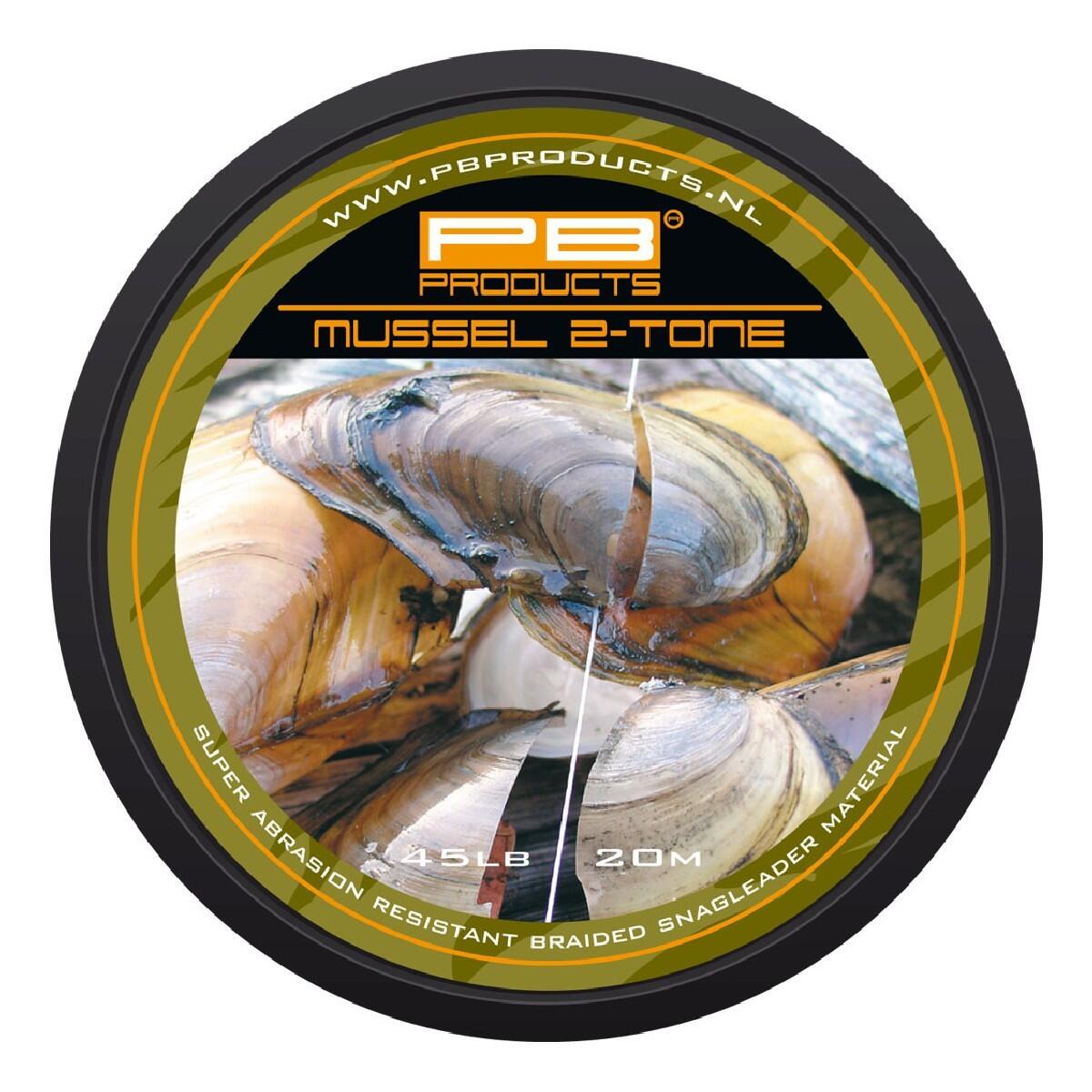 PB PB Mussel 2-tone  20m 45 lb - PB Klein Materiaal