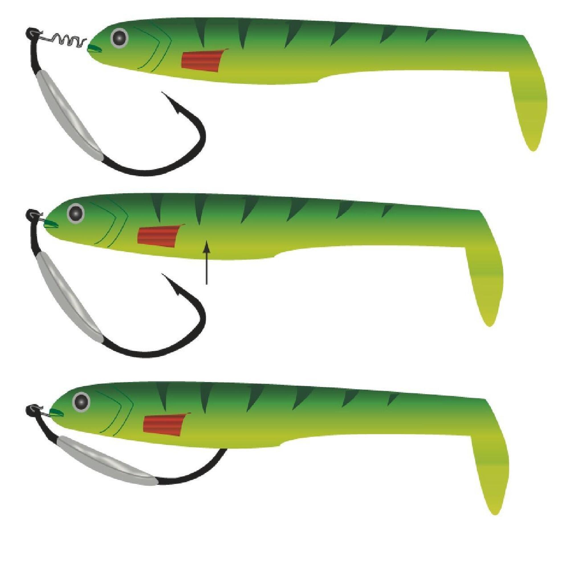 GAMAKATSU Gamakatsu Worm EWG Weighted Hooks 7/0 - 10 gr - Gamakatsu Haken & Dreggen