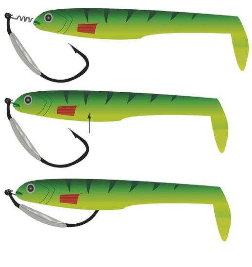 Gamakatsu Worm EWG verzwaarde haken 7/0 - 10 gr