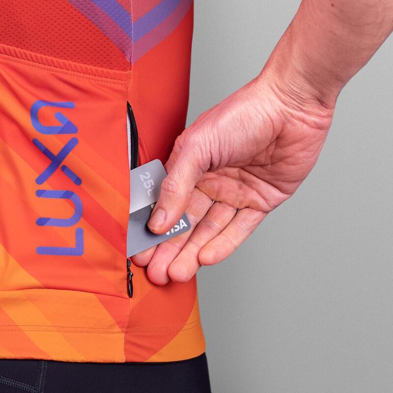 Koszulka Rowerowa z krótkim rękawem męska Luxa Magnetico