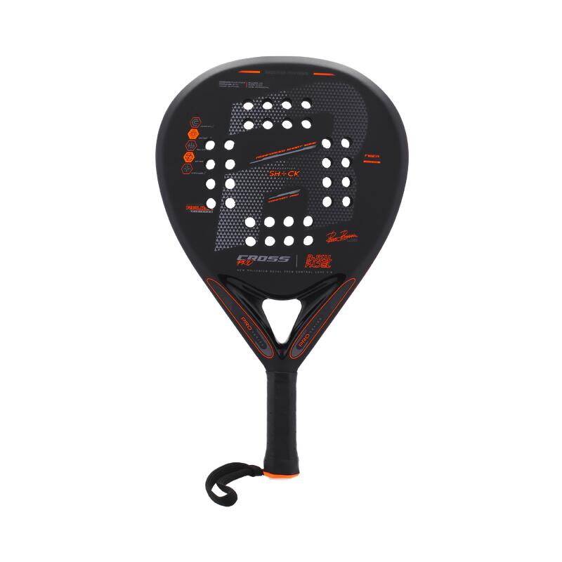 Pala de pádel adutlo Royal Padel RP Cross Pro Negra